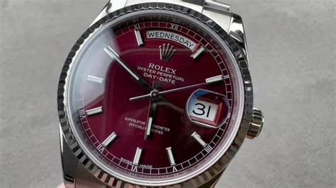 cheery red rolex|vintage red face rolex.